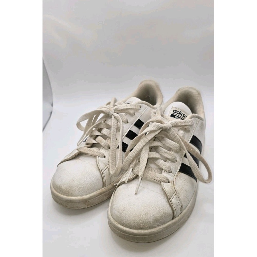 Adidas Size 7.5 Womens Cloudfoam Advantage White Casual Shoes Sneakers